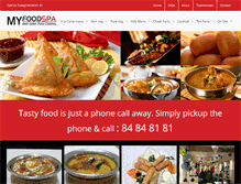 Tablet Screenshot of bestindianfoodcatering.com